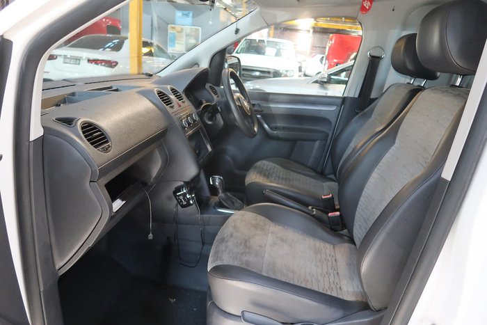 2012 Volkswagen Caddy TDI250 2KN MY12 Candy White