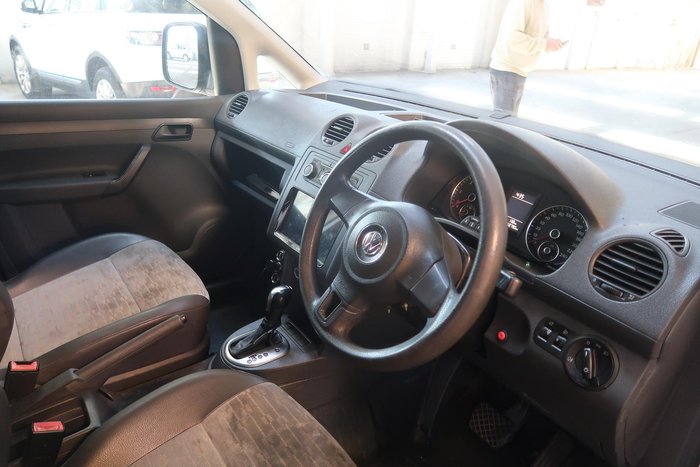 2012 Volkswagen Caddy TDI250 2KN MY12 Candy White