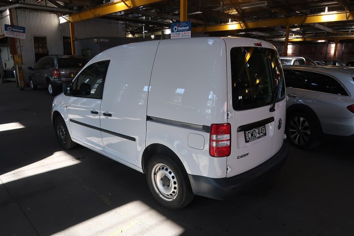 2012 Volkswagen Caddy TDI250 2KN MY12 Candy White