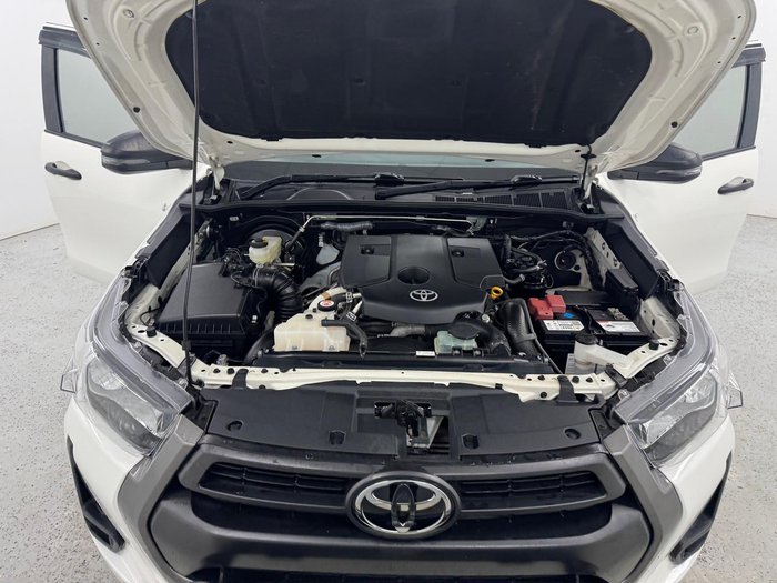 2021 Toyota Hilux SR GUN126R 4X4 Dual Range Glacier White