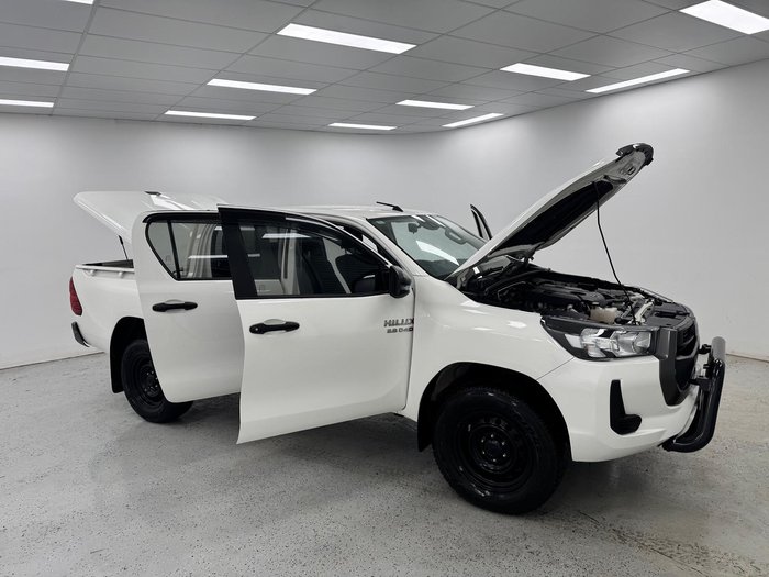 2021 Toyota Hilux SR GUN126R 4X4 Dual Range Glacier White