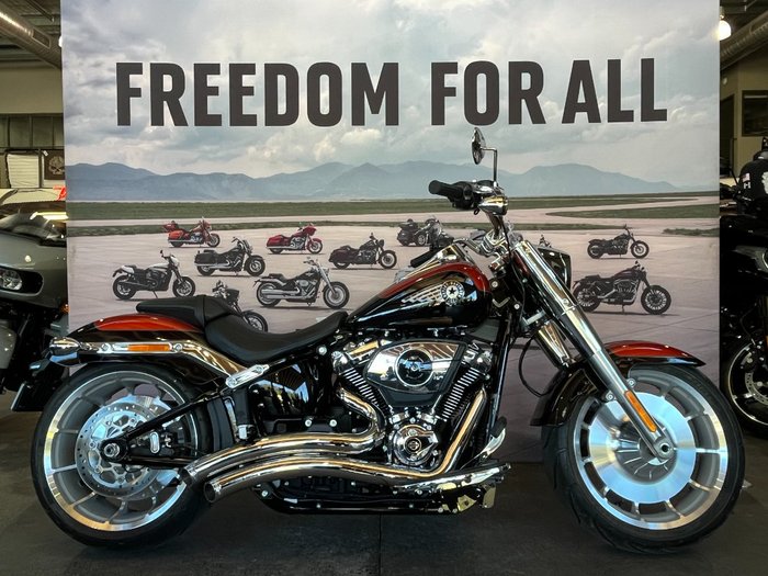 2025 Harley-davidson FLFB FAT BOY (117) WHISKEY FIRE / BLACK