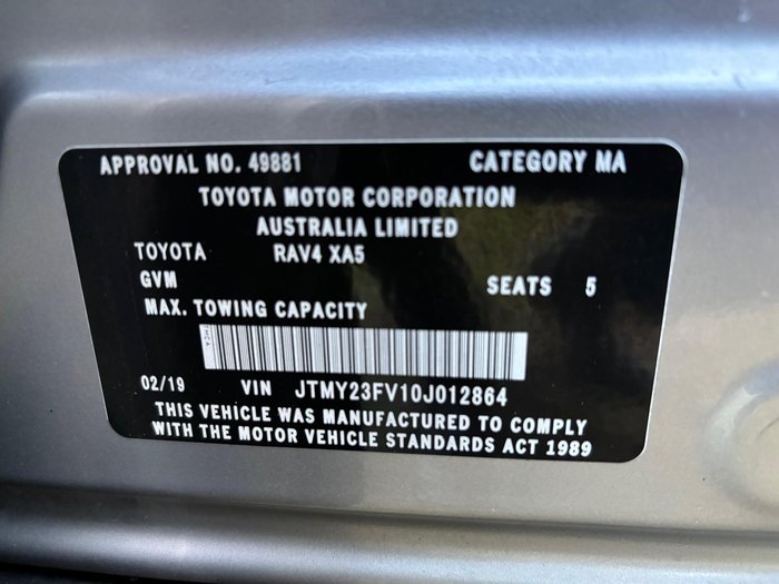2019 Toyota RAV4 Cruiser