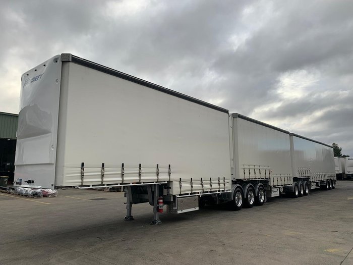 2022 Vawdrey 46 Pallet B Triple Drop Deck Mezzanine R/T