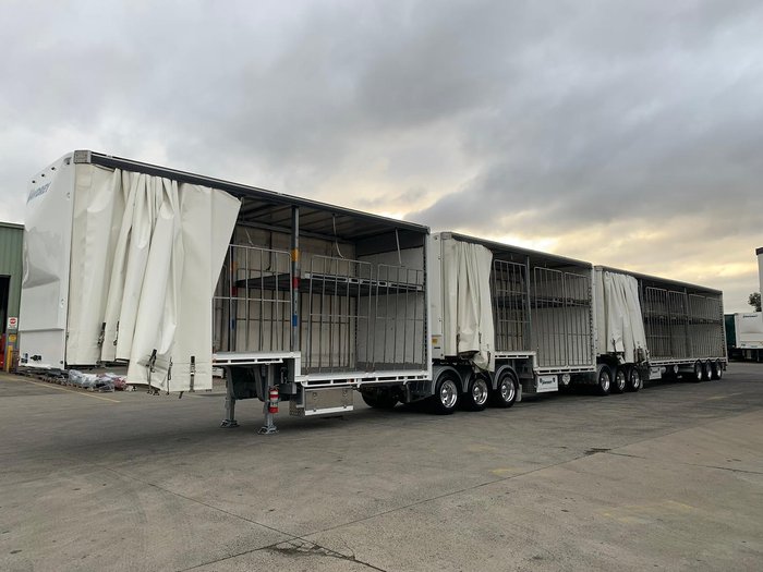 2022 Vawdrey 46 Pallet B Triple Drop Deck Mezzanine R/T