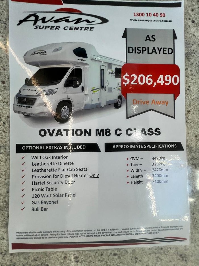 2025 Avan Ovation