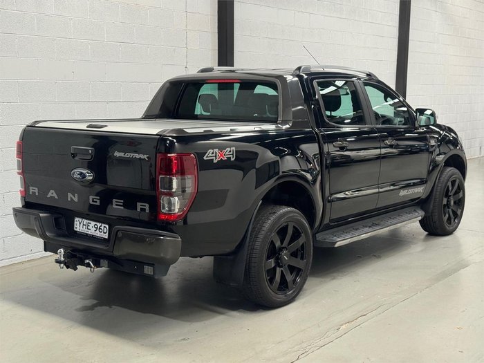 2017 Ford Ranger Wildtrak PX MkII 4X4 Dual Range Shadow Black