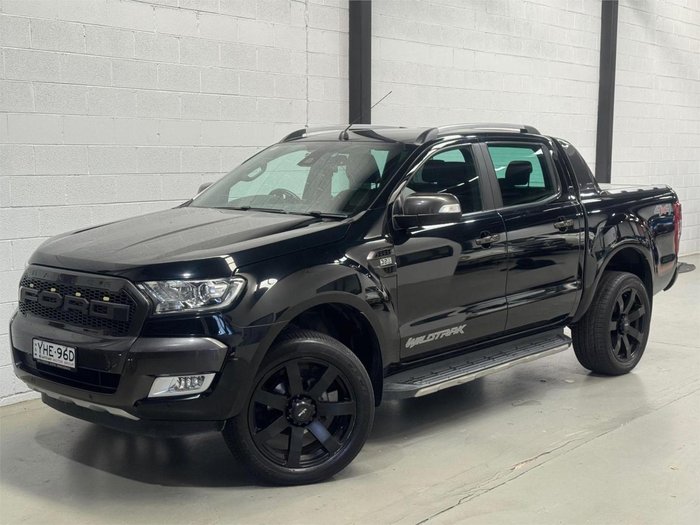 2017 Ford Ranger Wildtrak PX MkII 4X4 Dual Range Shadow Black