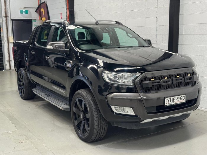 2017 Ford Ranger Wildtrak PX MkII 4X4 Dual Range Shadow Black