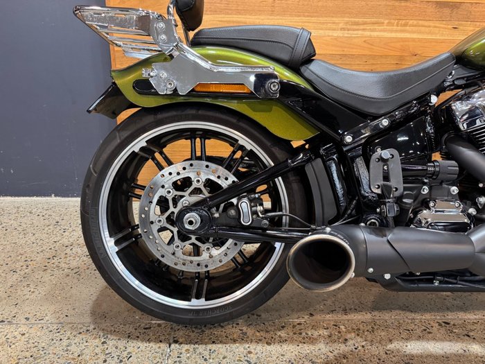 2022 Harley-davidson FXBRS BREAKOUT (114) MINERAL GREEN DENIM