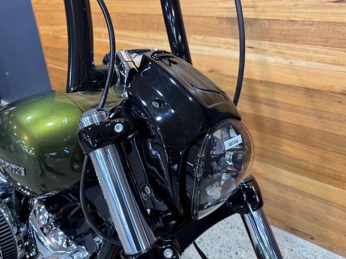 2022 Harley-davidson FXBRS BREAKOUT (114) MINERAL GREEN DENIM