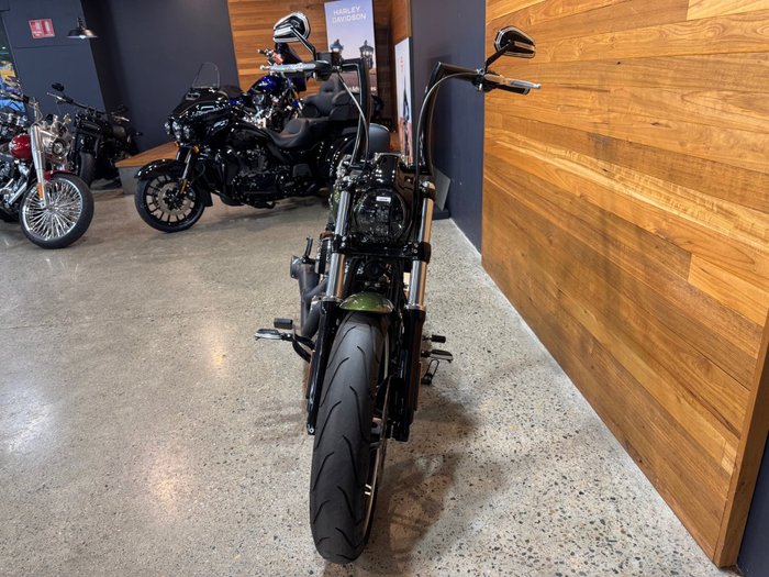 2022 Harley-davidson FXBRS BREAKOUT (114) MINERAL GREEN DENIM