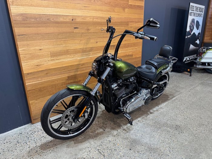 2022 Harley-davidson FXBRS BREAKOUT (114) MINERAL GREEN DENIM
