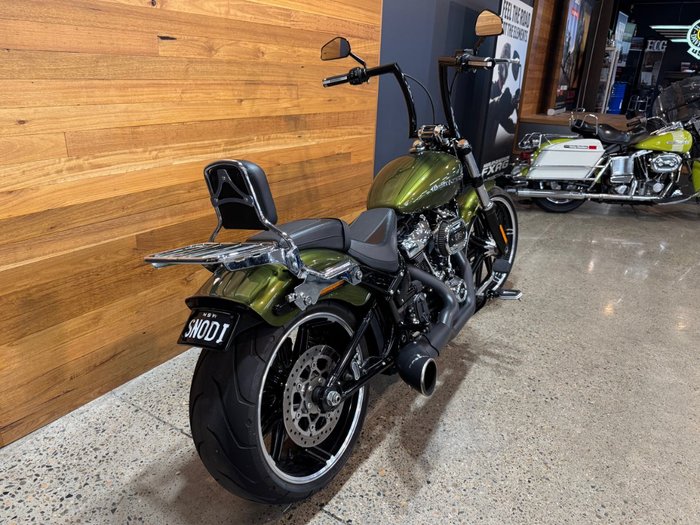 2022 Harley-davidson FXBRS BREAKOUT (114) MINERAL GREEN DENIM