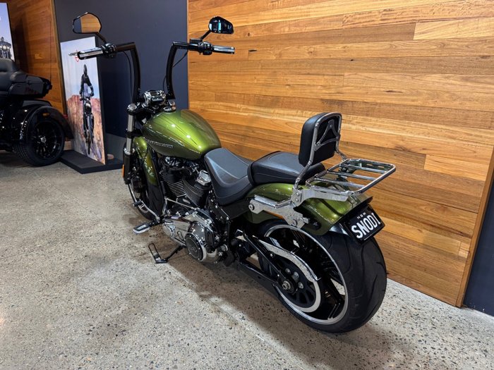 2022 Harley-davidson FXBRS BREAKOUT (114) MINERAL GREEN DENIM
