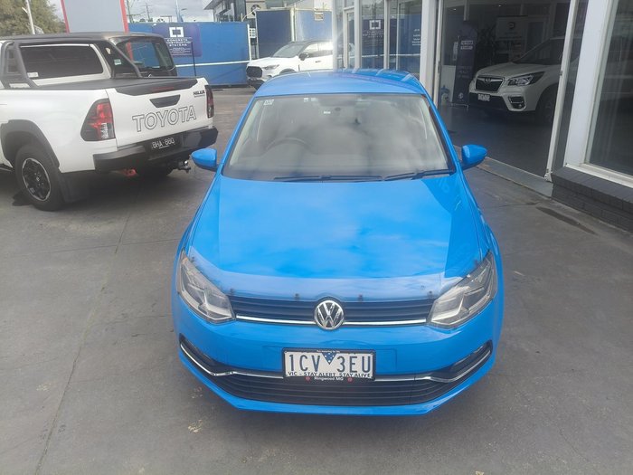 2014 Volkswagen Polo 81TSI Comfortline 6R MY15 Cornflower Blue