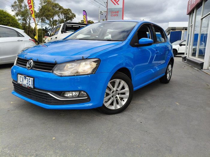 2014 Volkswagen Polo 81TSI Comfortline 6R MY15 Cornflower Blue