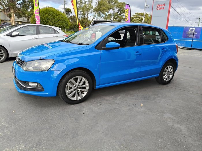 2014 Volkswagen Polo 81TSI Comfortline 6R MY15 Cornflower Blue