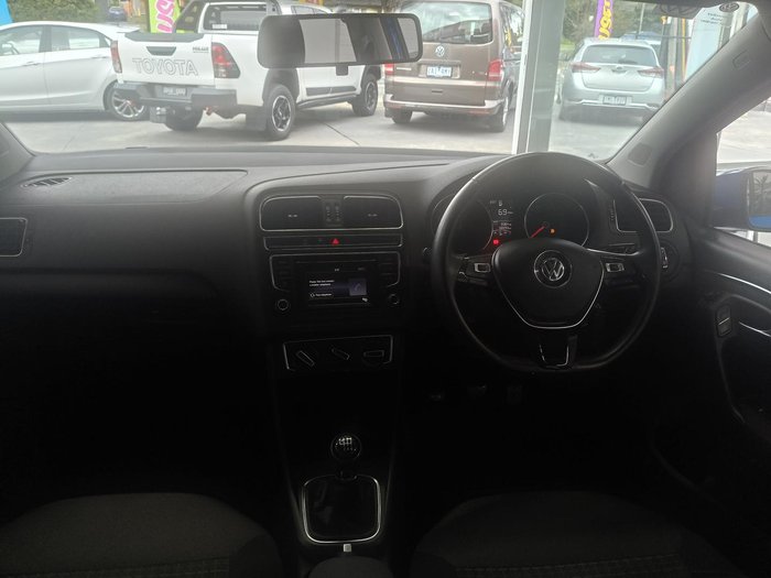 2014 Volkswagen Polo 81TSI Comfortline 6R MY15 Cornflower Blue