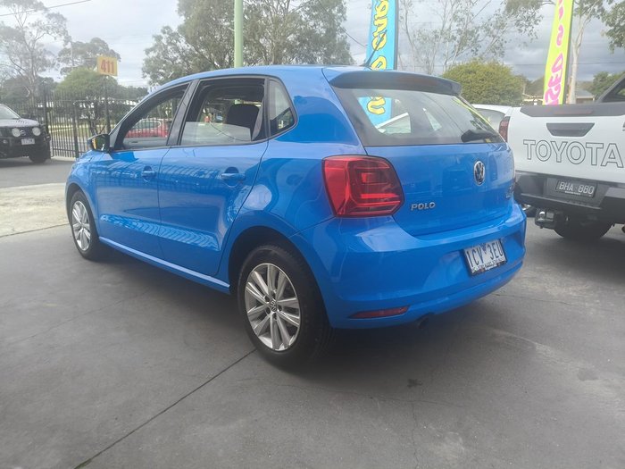 2014 Volkswagen Polo 81TSI Comfortline 6R MY15 Cornflower Blue