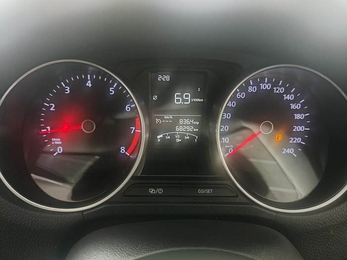 2014 Volkswagen Polo 81TSI Comfortline 6R MY15 Cornflower Blue