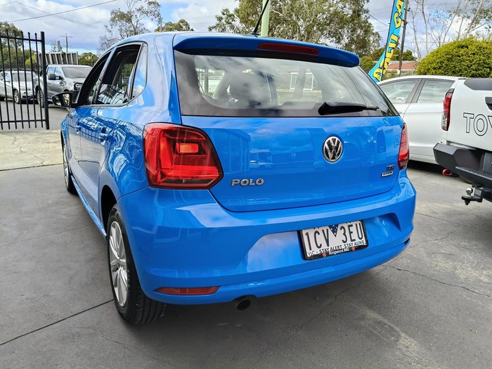 2014 Volkswagen Polo 81TSI Comfortline 6R MY15 Cornflower Blue