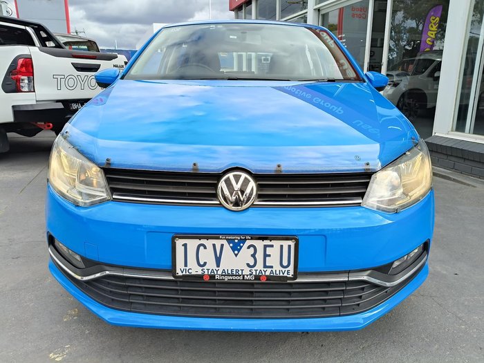 2014 Volkswagen Polo 81TSI Comfortline 6R MY15 Cornflower Blue