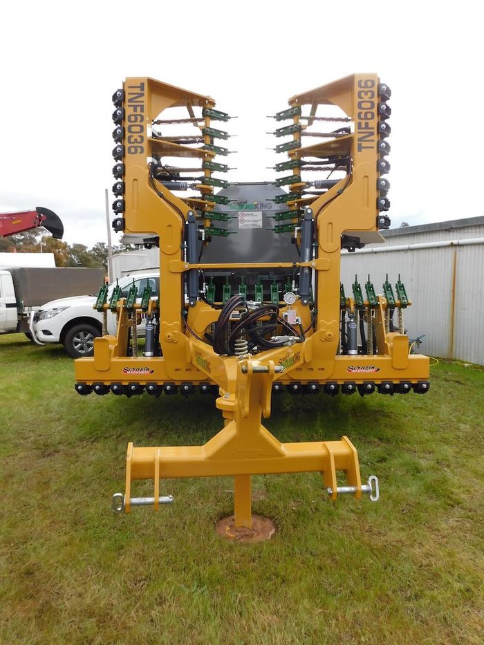 0 SERAFIN PASTURE KING 6M DOUBLE DISC SEEDER NEW YELLOW