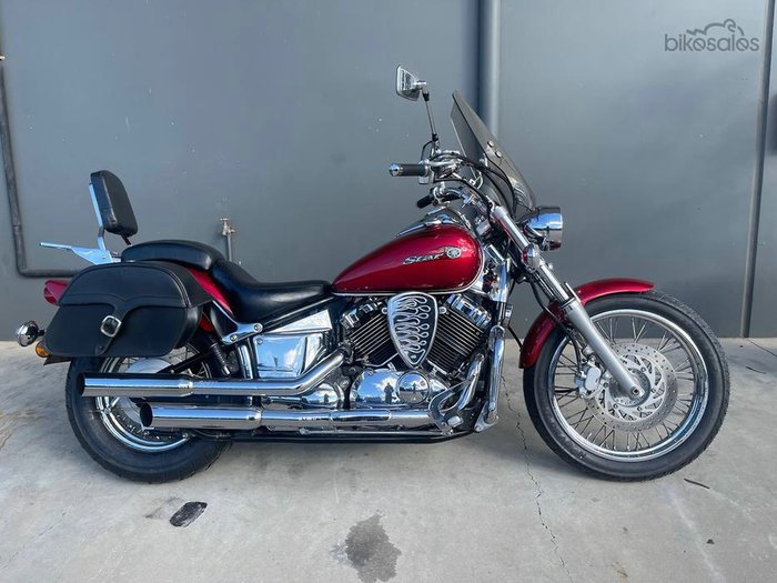 YAMAHA XVS650 CRUISER RED