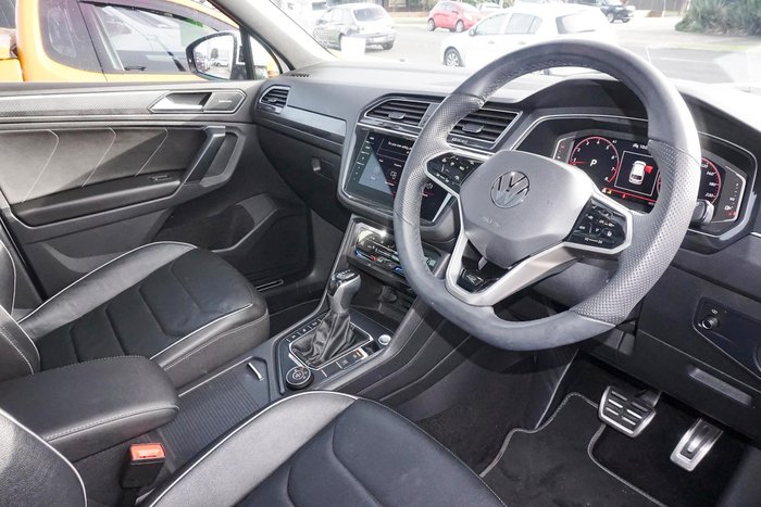 2021 Volkswagen Tiguan 162TSI R-Line 5N MY21 Four Wheel Drive Pure White