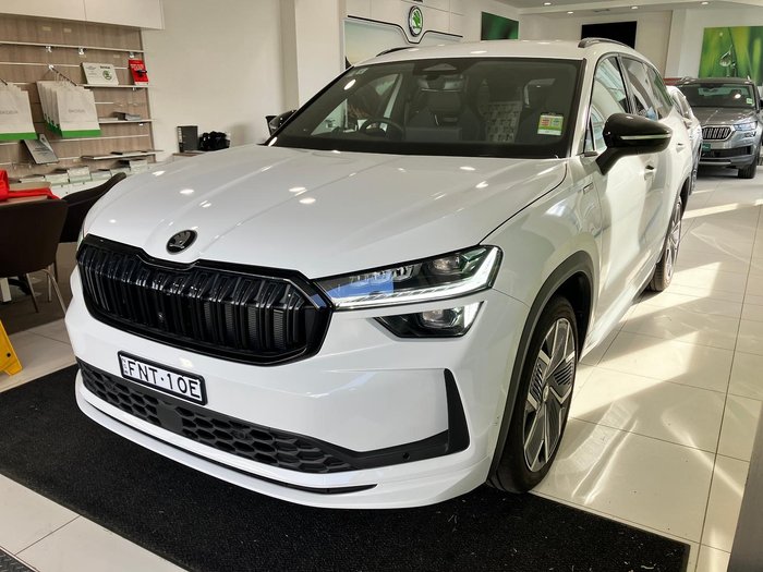 2025 SKODA Kodiaq 140TSI Sportline PS MY25 4X4 Moon White