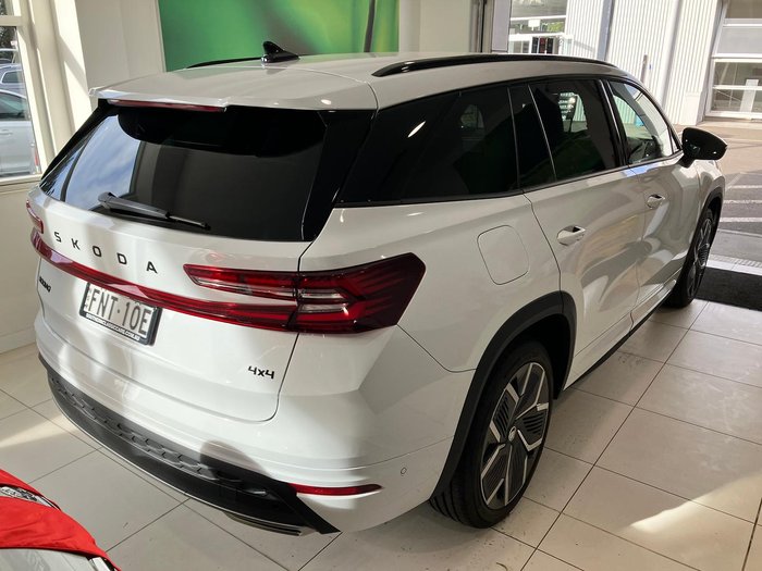2025 SKODA Kodiaq 140TSI Sportline PS MY25 4X4 Moon White