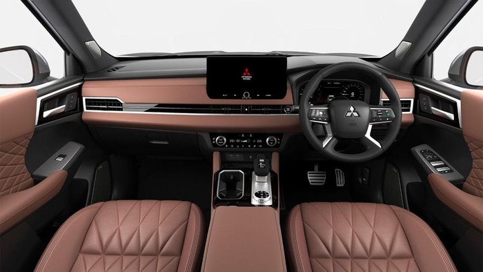 2025 Mitsubishi Outlander Exceed Tourer ZM MY25 AWD Black Diamond with Sterling Silver Roof