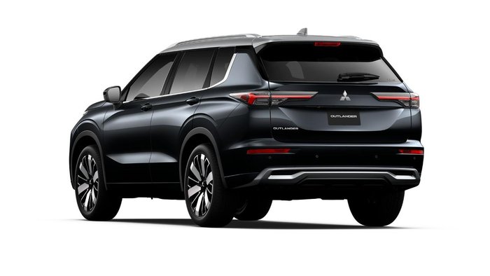 2025 Mitsubishi Outlander Exceed Tourer ZM MY25 AWD Black Diamond with Sterling Silver Roof