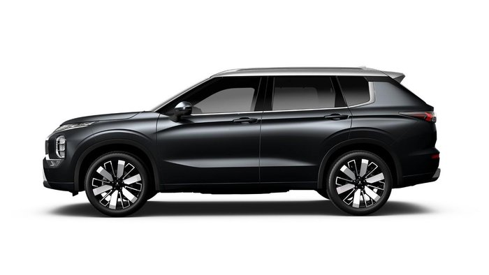 2025 Mitsubishi Outlander Exceed Tourer ZM MY25 AWD Black Diamond with Sterling Silver Roof