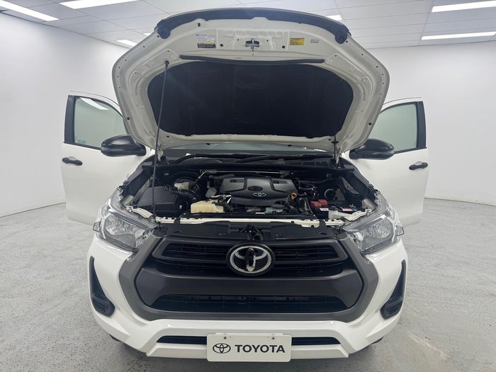 2022 Toyota Hilux SR GUN126R 4X4 Dual Range Glacier White