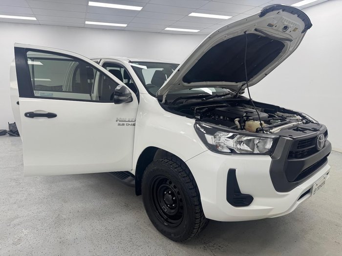 2022 Toyota Hilux SR GUN126R 4X4 Dual Range Glacier White