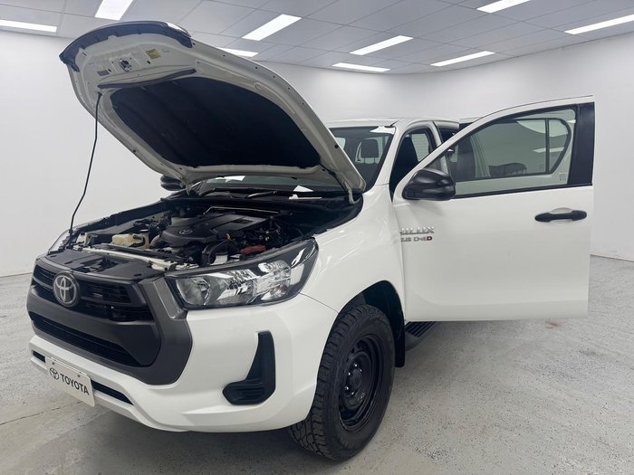 2022 Toyota Hilux SR GUN126R 4X4 Dual Range Glacier White