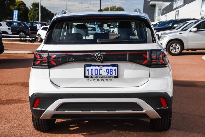 2024 Volkswagen T-Cross 85TSI Style D31 MY24 Pure White