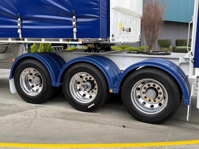 2025 CIMC 34 Pallet Drop Deck Mezz Curtainsider B Double