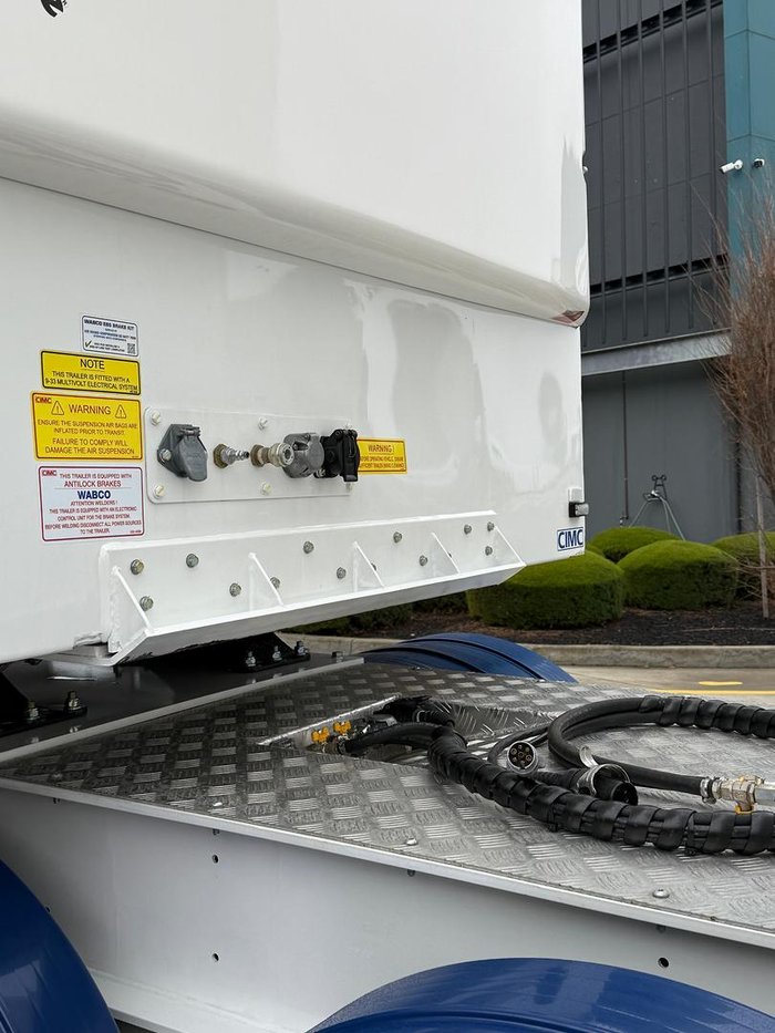 2025 CIMC 34 Pallet Drop Deck Mezz Curtainsider B Double