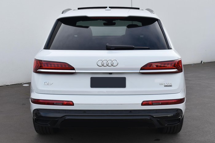 2021 Audi Q7 50 TDI S line 4M MY21 Four Wheel Drive Glacier White