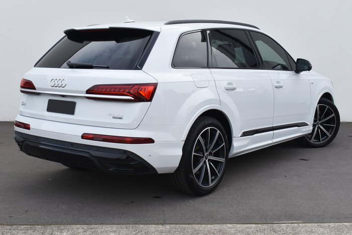 2021 Audi Q7 50 TDI S line 4M MY21 Four Wheel Drive Glacier White