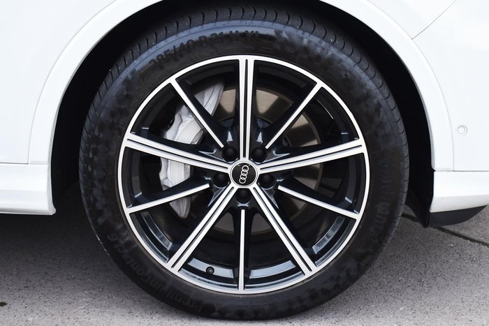 2021 Audi Q7 50 TDI S line 4M MY21 Four Wheel Drive Glacier White