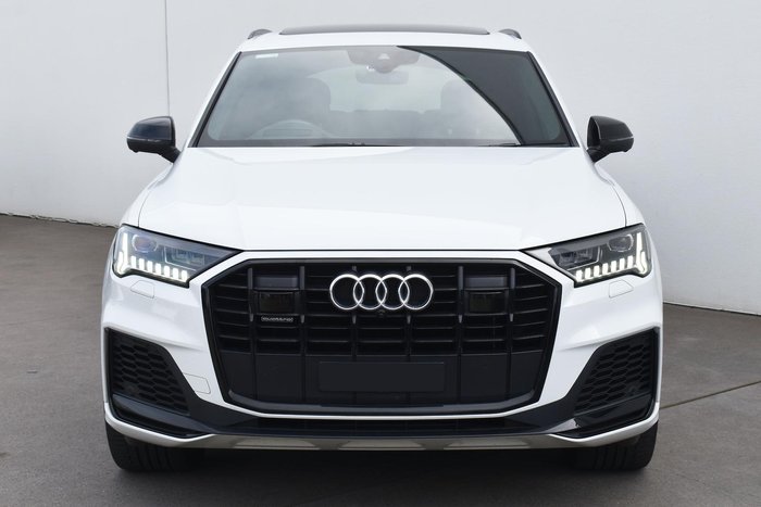 2021 Audi Q7 50 TDI S line 4M MY21 Four Wheel Drive Glacier White
