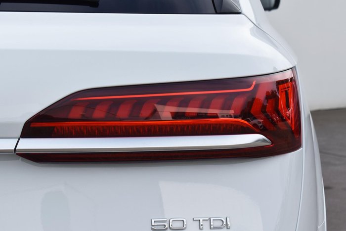 2021 Audi Q7 50 TDI S line 4M MY21 Four Wheel Drive Glacier White