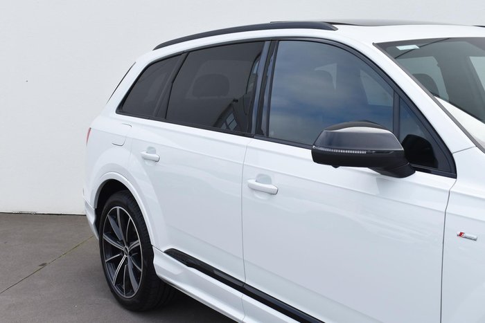 2021 Audi Q7 50 TDI S line 4M MY21 Four Wheel Drive Glacier White