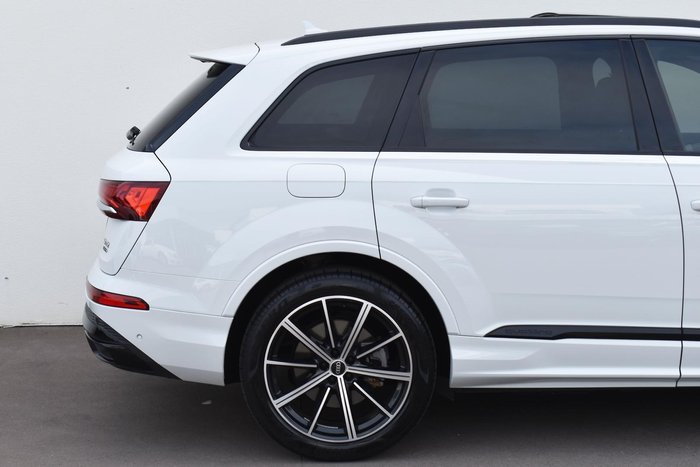 2021 Audi Q7 50 TDI S line 4M MY21 Four Wheel Drive Glacier White