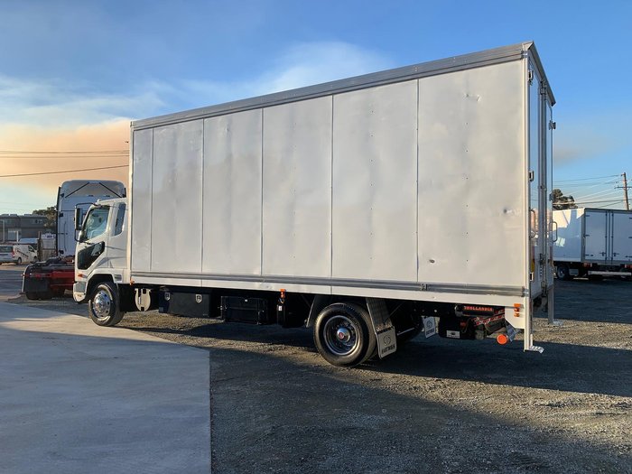 2021 Fuso Fighter 1224 Pantech With Tuckaway Tailgate Loader In Stock Now! White