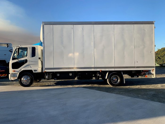 2021 Fuso Fighter 1224 Pantech With Tuckaway Tailgate Loader In Stock Now! White